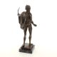 Apolo Belvedere-statueta din bronz cu un soclu