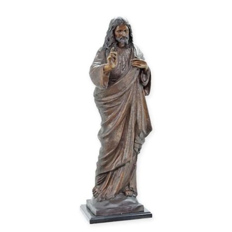 Isus Hristos-statueta din bronz