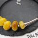 Colier statement handmade unicat agate galbene co