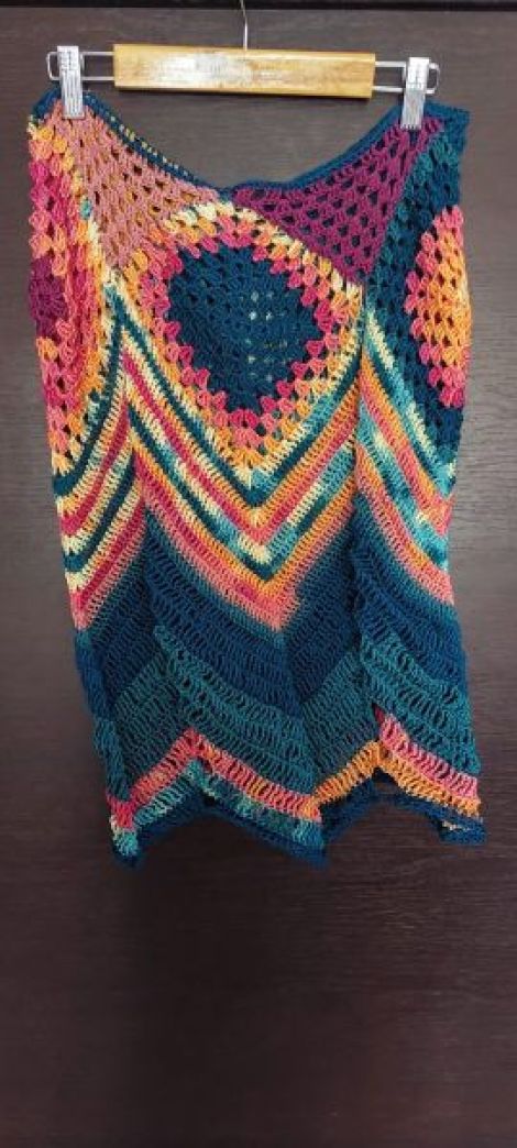 Crocheted skirt