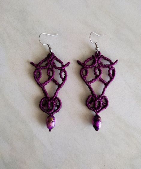Cercei macrame Lena