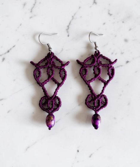 Cercei macrame Lena