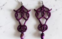 Cercei macrame Lena