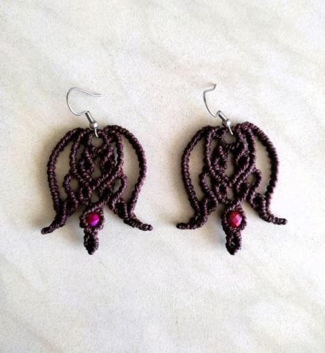 Cercei macrame Cora