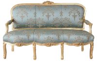 Sofa Maria Antoaneta din lemn auriu 
