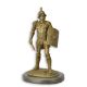 Gladiator-statueta din bronz cu un soclu din marmu