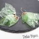 Cercei statement handmade din plastic reciclat mod