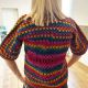 Cardigan Crosetat Manual din lana pura
