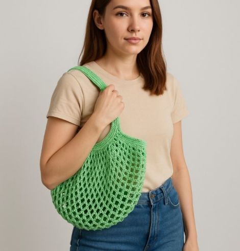 Sacosa Mesh Bag verde menta