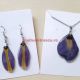 Set cercei+colier IRIS NATURAL si rasina epoxidica