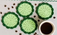 Set coastere nuante de verde ! Minunate ! 