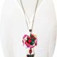 Colier estival cu floare multicolor II