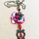 Colier estival cu floare multicolor II