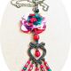 Colier estival cu floare multicolor II