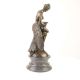 Hebe cu vulturul-statueta bronz cu soclu marmura