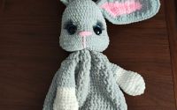 Iepura crosetatcu saculet pentru pijama sau alte