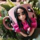 Cana figurina stilizata makeup artist nail artist