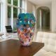 Vaza de sticla multicolora Murano Millefiori