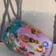 Vaza de sticla multicolora Murano Millefiori