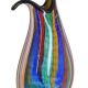 Vaza de sticla multicolora Murano