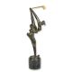 Jucator de golf-statueta moderna din bronz 