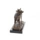 Vaca-statueta din bronz masiv 