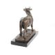 Vaca-statueta din bronz masiv 