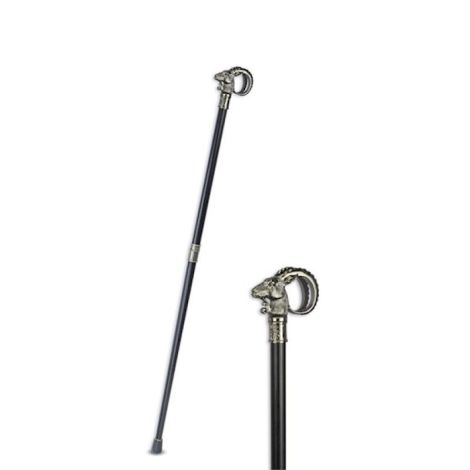 Baston din aluminiu cap de berbec