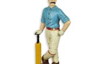 Jucator de crichet-statueta din fonta 
