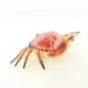 Caseta crab din fonta rosie