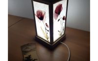 Lampa shoji cu maci