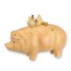 Porc si gaini-statueta din rasini speciale