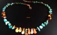 Colier mix color pietre semipretioase 