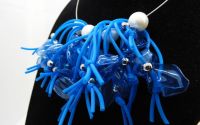 Colier statement unicat - Blue Chaos cod1280