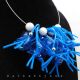 Colier statement unicat - Blue Chaos cod1280