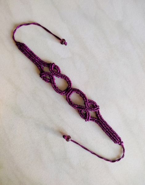 Bratara macrame reglabila Lia