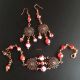 set antichizat  dantelat cu agate 