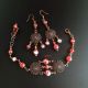 set antichizat  dantelat cu agate 