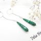 Cercei handmade unicat - malachit cod1283