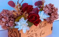 Cutie cu flori personalizat