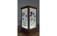 Lampa shoji cu Delphinium grandiforum