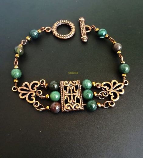 bratara vintage agate indiene
