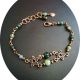 Bratara cu chandeliere cuprate si agate indiene