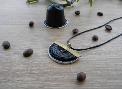 Pandantiv din capsule de cafea