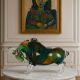 Taur-figurina decorativa din sticla Murano