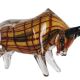 Taur-figurina decorativa din sticla Murano