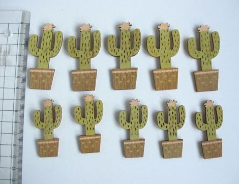 Figuri lemn-cactusi