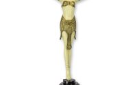 Dansatoare scarabeu-statueta din bronz 