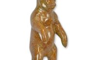 Urs brun-statueta din bronz masiv