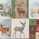set 20 buc ANIMALE IARNA 3 servetele diferite
